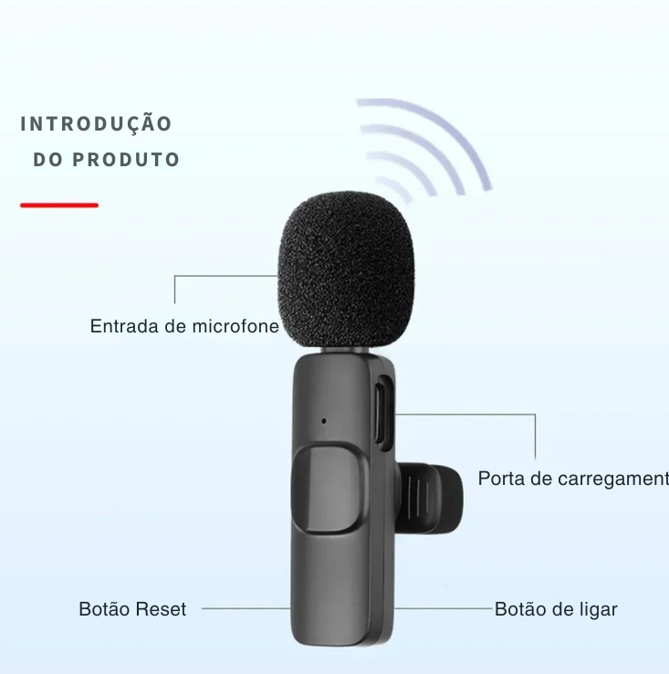 🎤 SONICWIRE™ – O MICROFONE SEM FIO QUE TRANSFORMA SUAS GRAVAÇÕES EM ÁUDIO PROFISSIONAL! LEVE 2 PAGUE 1