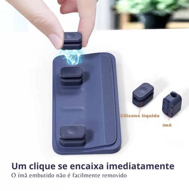 🧲 HOLDMAG™ – O ORGANIZADOR MAGNÉTICO QUE DEIXA SUA MESA LIVRE DE FIOS EMBARAÇADOS!